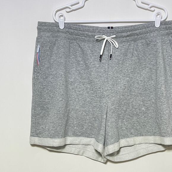 Fourlaps Rush Shorts Womens XXL Gray French Terry Pockets Drawstring Athleisure - Picture 8 of 8